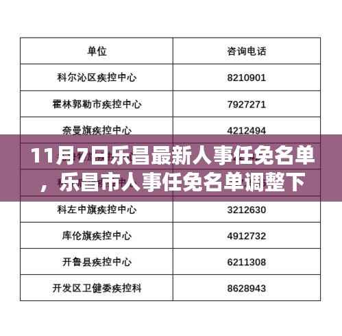 乐昌市人事任免名单调整深度解析,新篇章下的影响与观点阐述