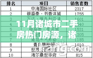 诸城市11月二手房热门房源深度解析,特性、体验、竞品对比与用户群体分析