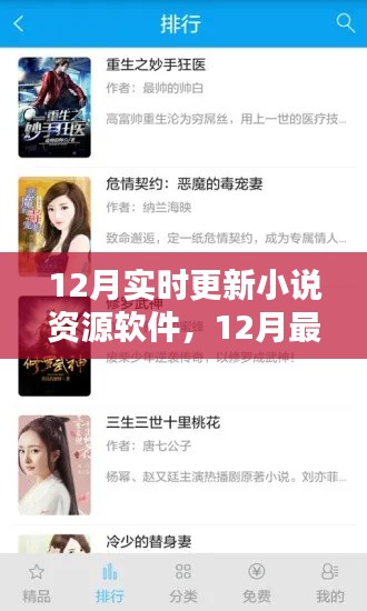 12月最新小说资源软件实时更新指南,热门小说阅读平台推荐