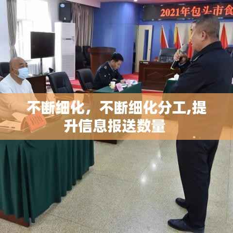 不断细化,不断细化分工,提升信息报送数量
