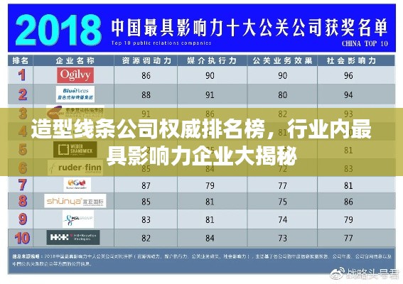 造型线条公司权威排名榜，行业内最具影响力企业大揭秘