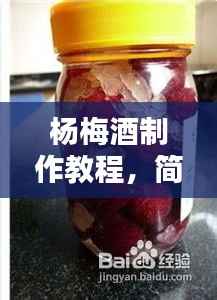 杨梅酒制作教程，简单步骤，轻松泡制美味杨梅酒！